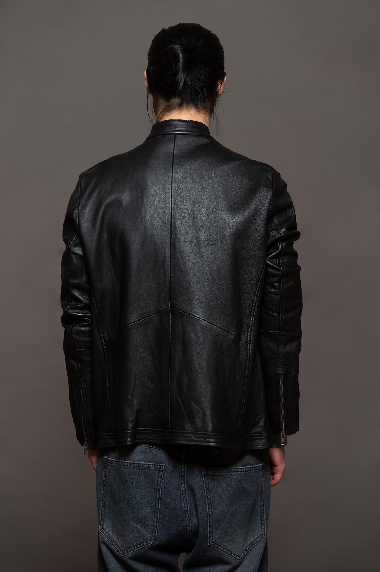 8009NE - CAMPERA CUERO CAMDEN NEGRO
